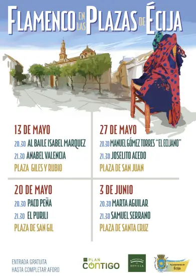 Flamenco en las Plazas de Ecija